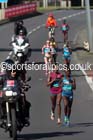 Mary Keitany and Tiki Gelana start to pull away in womens 2014 BUPA Great North Run. Photo: David T. Hewitson/Sports for All Pics
